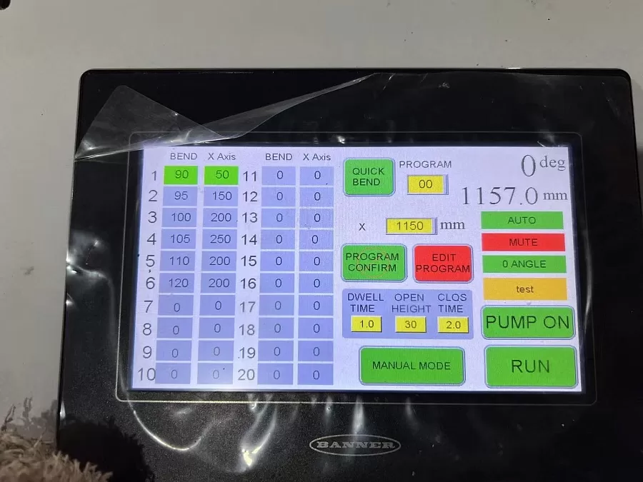 Гидравлический листогиб Stalex PBK-4x3050